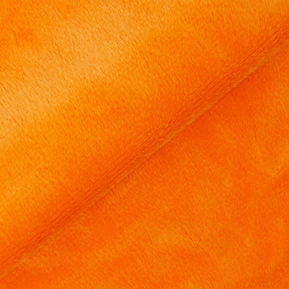 Плюш Peppy PEV 273 г/м², 152 см / рул. 5 метров, 08 оранжевый/orange