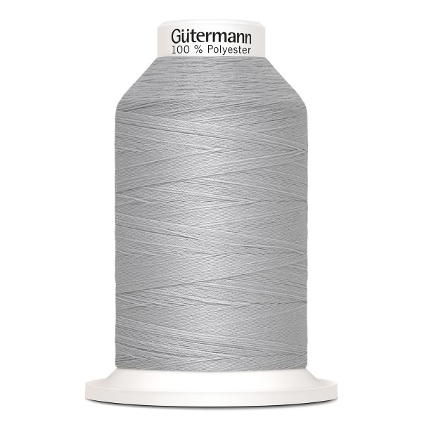 Нитки оверлочные Gutermann Miniking, 1000м, 038 св.серый, 5 катушек