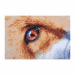 Набор для вышивания нитками Lanarte, Лиса 18х27