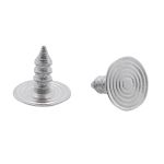 Пуговицы джинсовые ⌀17 мм, фиксированная ножка, сталь, 8 звезд, антик, 100 шт, New Star