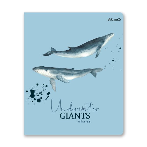 Тетрадь ученическая общая, софт тач, A5+ 96 л. на скобе, белизна 100%, 5 шт, клетка, 000352 Подводная одиссея, Светоч 96ТСК5_12_3_1