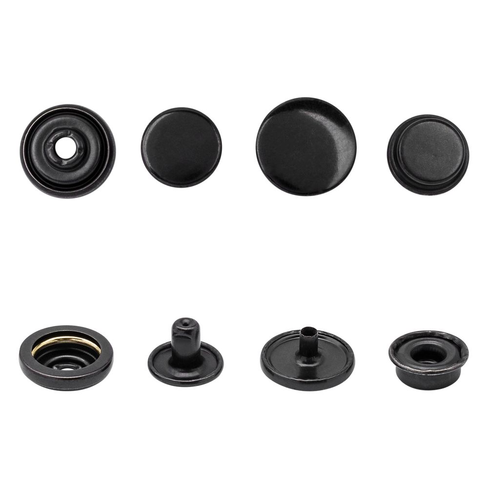 Кнопка Дельта (O-образная) 15/15 мм, ≈720 шт, МЕТАЛЛ, оксид, NEW STAR