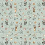 Ткань для пэчворка Peppy Мартовская песня, рулон 112 см / 5 метров, МП-02 зеленый, Peppy