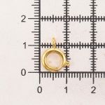 Замок для бус кольцо 9мм, 5 штук, Astra&Craft (яркое золото), 4AR240