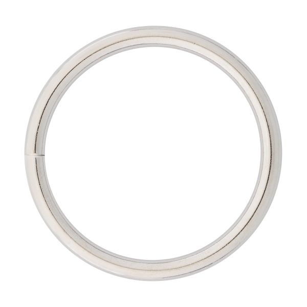 Кольцо разъемное металл in ⌀50 мм (60 мм внешн.), никель, 50 шт