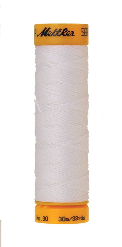 Нитки отделочные Mettler Seralon Top-Stitch, 30 м, 2000 белый, 5 катушек