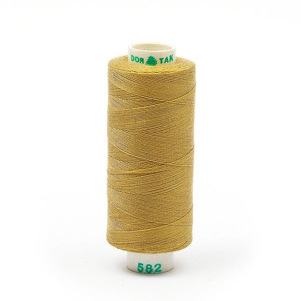 Нитки швейные бытовые Dor Tak 40/2, 366 м / 10 кат., 582 бежевый