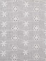 Ткань шитьё (прошва) 100 г/м², 150 см / 2 метра, TBY.Emb.1 белый