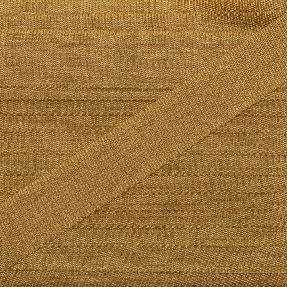 Лента (тесьма) шелковая 7.0 мм / 45.5±0.5 метров, №039 горчичный, Gamma SR-7