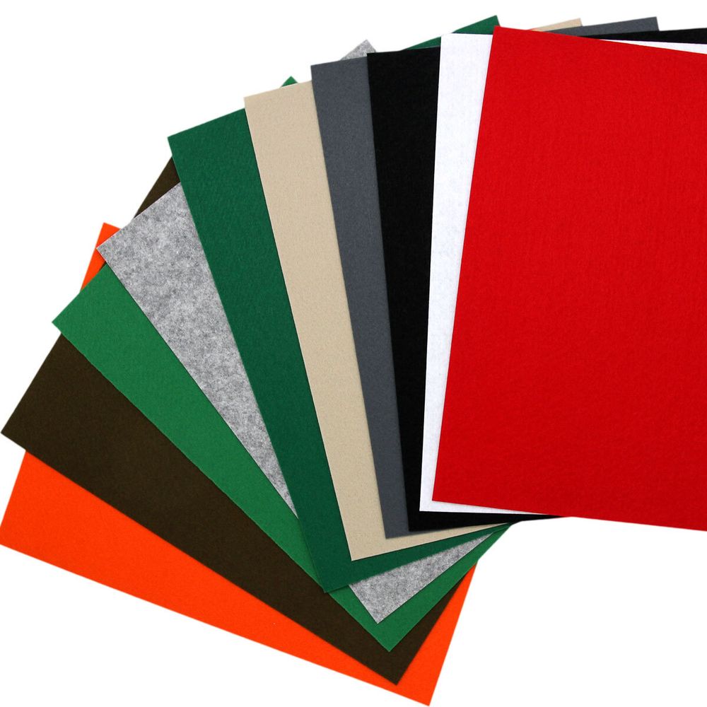 Набор декоративного фетра 1,2мм 22х30см 10 шт (1), FSR1.2