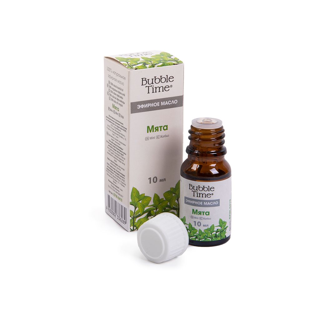 Эфирное масло 10 мл, Мята, Bubble Time EFIR-0410