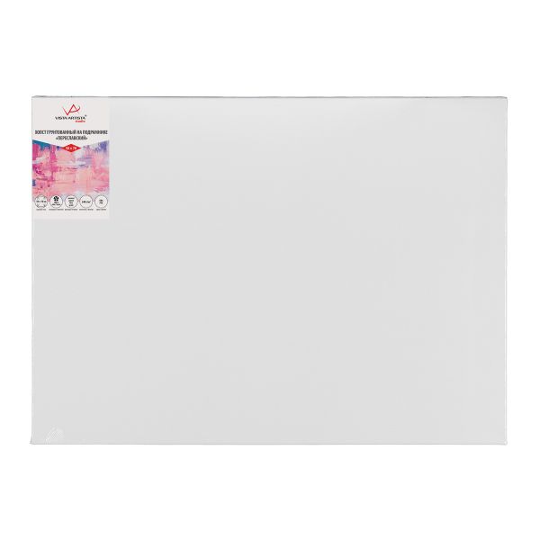 Холст грунтованный на подрамнике 50х70 см, 340 г/м², 2 шт, мелкозернистый, Vista-Artista PLFG-5070