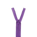 Молния потайная (скрытая) Т3 (3 мм) 1 зам., н/раз., 20 см, сиреневый, 31225 / 20, 10 шт
