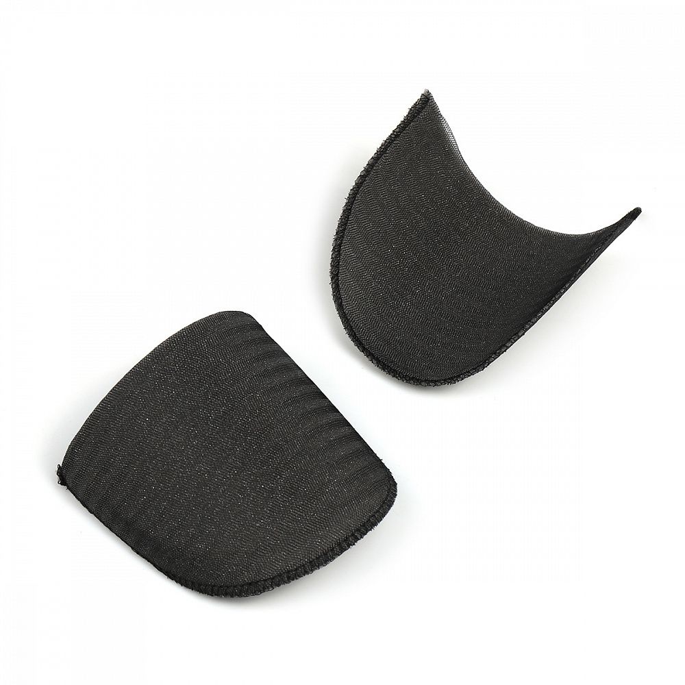 Плечевые накладки (подплечники) втачные 120х165х16 мм, В16 черный, 100 пар