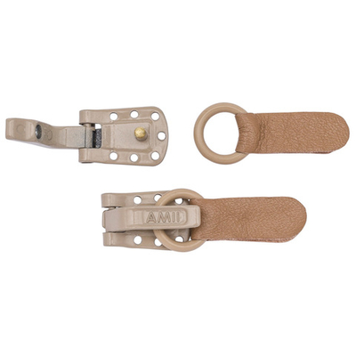 Крючок шубный Amii 50 мм, RAL 1019, 50 шт, бежевый