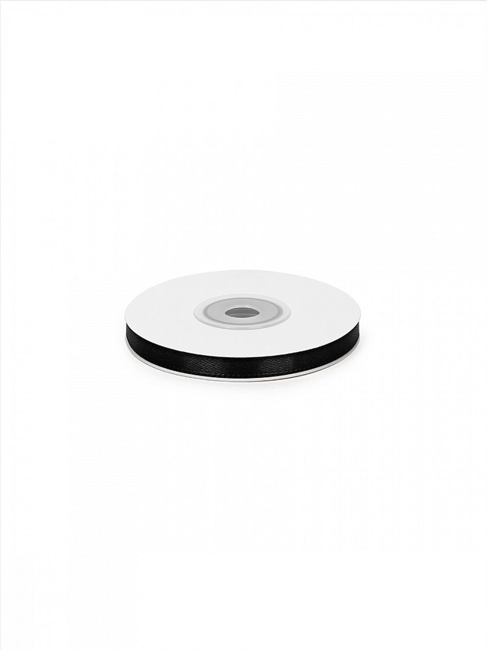 Лента атласная 1-сторонняя 6.0 мм / 22.5±1 метра, 3173 черный, Magic4Hobby