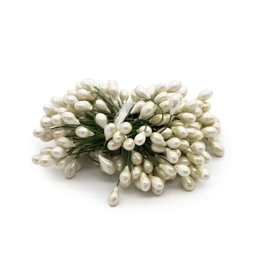 Тычинки для искусственных цветов 0,5х6см (вес 50гр ±3 гр) (11 бежевый)