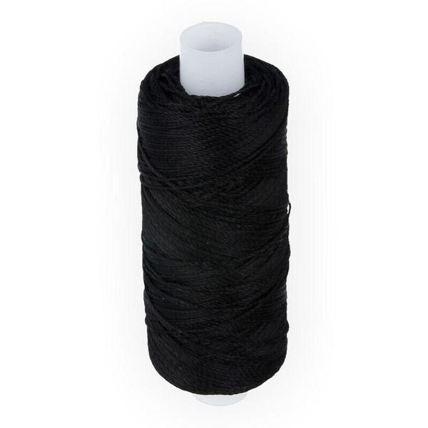 Нитки обувные капрон 7К, 200 м, 5 шт, 02 черный