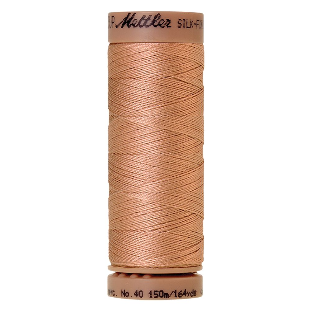 Нитки хлопковые отделочные Mettler Silk-Finish Cotton 40, 150 м, 0511, 5 катушек