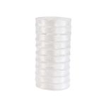 Нитки силиконовые для бисера, 0,4 мм, 25 м, прозрачный, 10 катушек