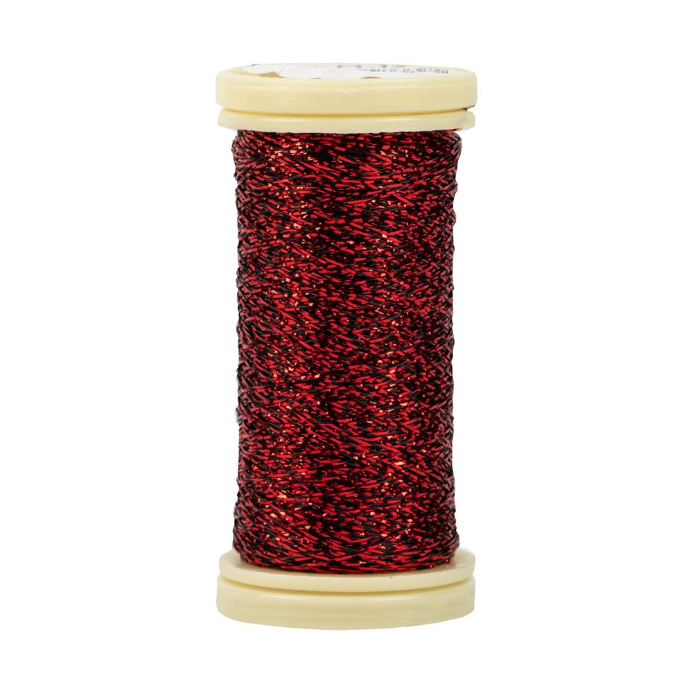 Мулине Gamma металлик M 5 мотков по 50 метров, M-134 черный/красный, Gamma BRILL