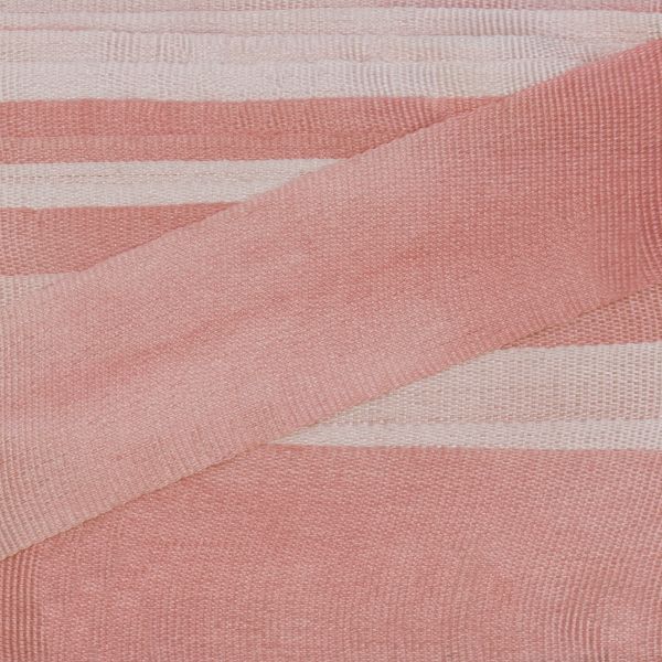 Лента (тесьма) шелковая 13.0 мм / 9.1±0.5 метров, M004 бл.розовый/гр.розовый, Gamma SRM-13