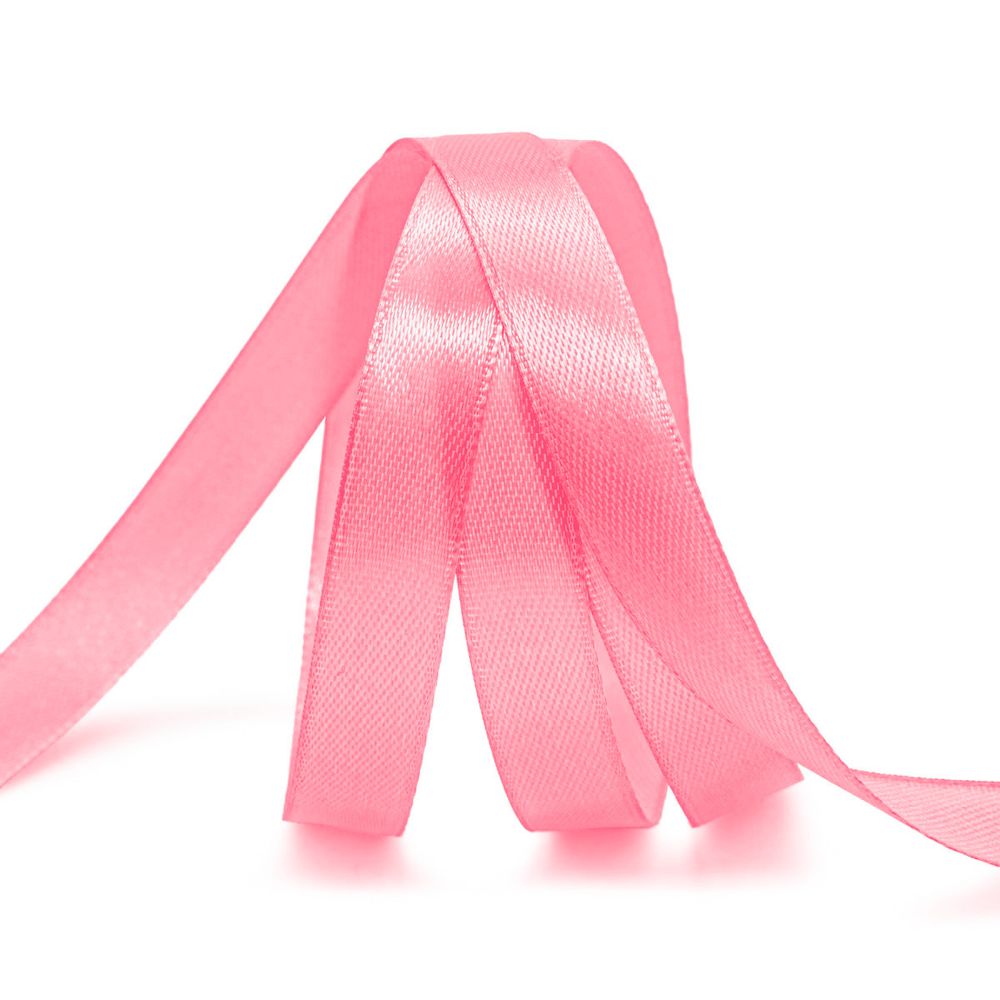 Лента атласная 1-сторонняя 12.0 мм / 22.86±1 метров, 012 яр. розовый, Globus