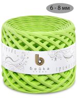 Пряжа трикотажная 1х300г, 100м, шир. 6-8 мм, 3007 лайм /TOS/
