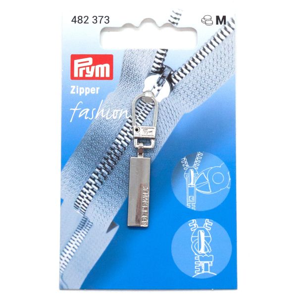 Пуллер для молнии Классика TIMELESS, серебряный, 1шт, Prym, 1 шт