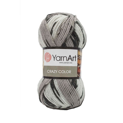 Пряжа YarnArt (ЯрнАрт) Crazy color / уп.5 мот. по 100 г, 260м, 137 секционный