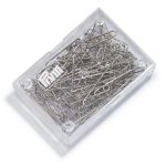 Булавки портновские, железо, 27 мм, откр. вправо, серебристые, Prym