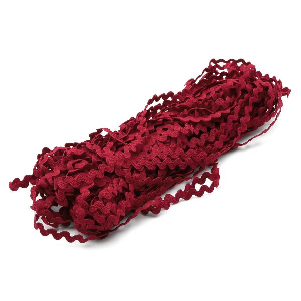 Тесьма вьюнчик 9 мм, 30м (бордо), 30 м