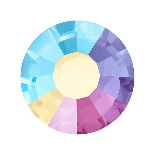 Стразы неклеевые стекло 1.8 мм, 144 шт, SS05 М.С.Rose VIVA12 Crystal AB, в пакете, перламутр (crystal АВ)