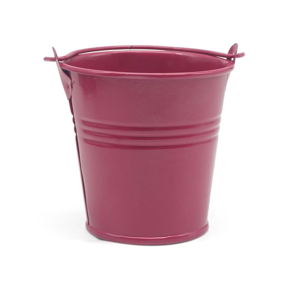 Ведерко окрашенное 7*7см (фуксия) AR004