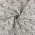 Ткань для пэчворка Peppy Век моды, рулон 112 см / 5 метров, ВМ-16 серый, Peppy