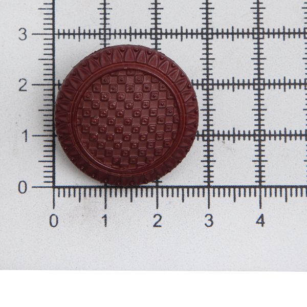 Пуговицы на ножке 28 мм (19-1528 т.бордовый), 36 шт