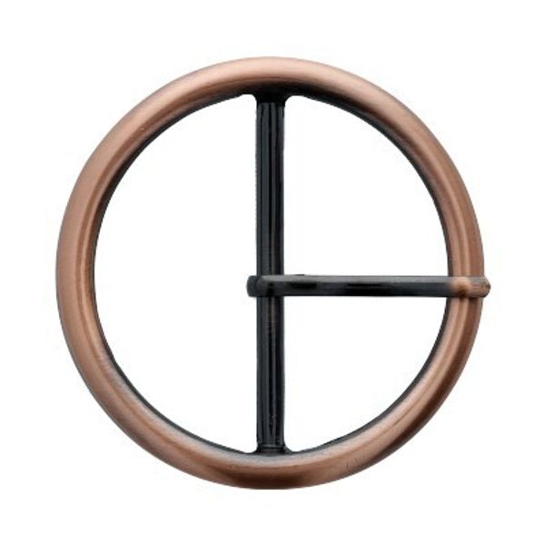 Пряжка ременная металл 75 мм, 10 шт, 15 шлифованная медь, Micron GB 1258