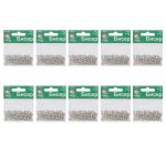 Бисер Astra&Craft 6/0 (4.1 мм), 150 г (10х15 г), цв. 1109 серебро/глянц.покрытие