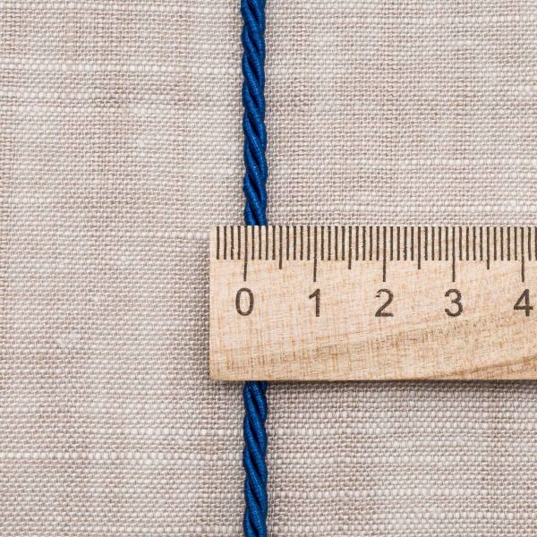 Шнур витой ⌀3.0 мм / 18.29 метров, 33 т.синий