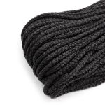 Шнур полипропилен круглый вязаный ⌀6.0 мм / 100 метров, 6-14 т.серый