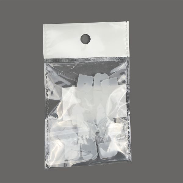 Наконечники для регилина 12 мм, 7223-3023, белый, 20 шт