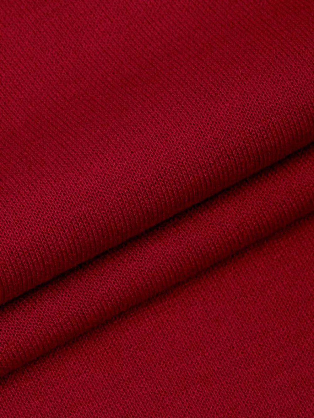 Футер 2-нитка петля поливискоза стрейч 220 г/м², 160 см / 3 метра, ФУТ2Х.TBY.ПЭ-ВИС.S171.3, цв.S171 красный