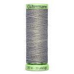 Нитки отделочные Gutermann Top Stitch, 30м, 493 пепельно-серый, 5 катушек