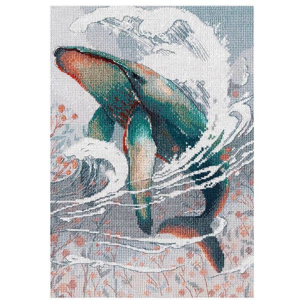 Набор для вышивания нитками Овен, Властелин морей 22х32 см, 625140