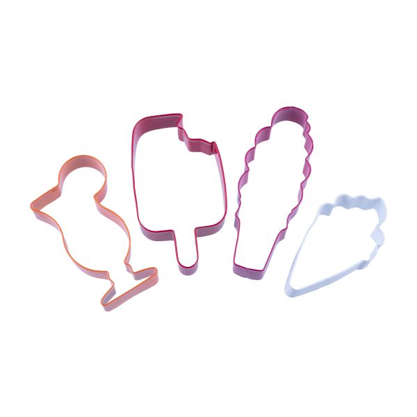 Набор вырубок металл, 4 шт, №03 Лето, S-Chief SHF-0105