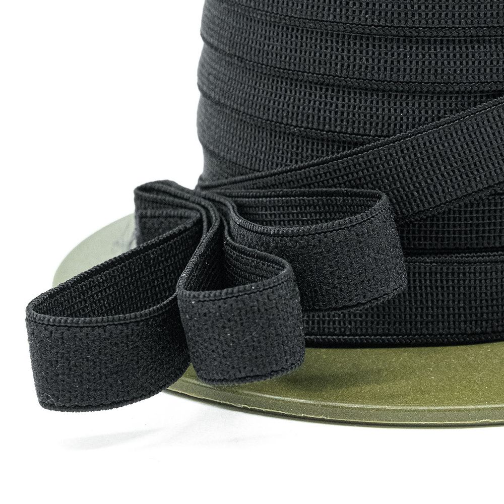 Резинка бельевая (бретелечная) 12.0 мм / 50 метров, черный, МL195.012