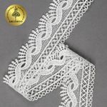 Кружево гипюр (плетёное) 40 мм, TR.16GB2005, 4 молочный, 9м, Kruzhevo