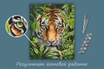 Картина по номерам Фрея PNB/PLC-274, Затаившийся тигр, (цветной холст) 50х40 см