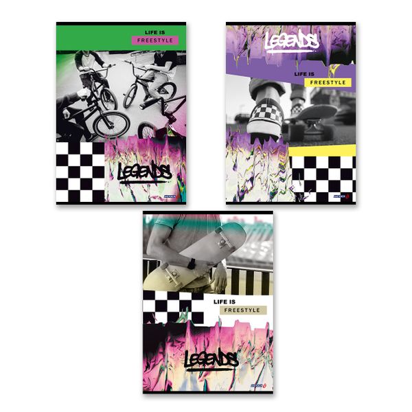 Тетрадь ученическая общая, A4 48 л. на скобе 65 г/м², белизна 100%, 6 шт, клетка, 000454 Точка опоры, Светоч 48ТСК4_0_2_1