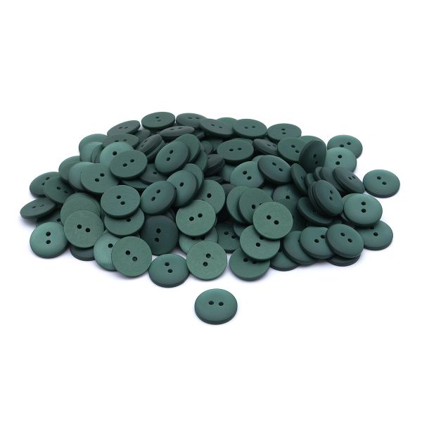 Пуговицы на 2 прокола 28L (18мм), пластик (col.47 хаки), CR-K18M, 144 шт